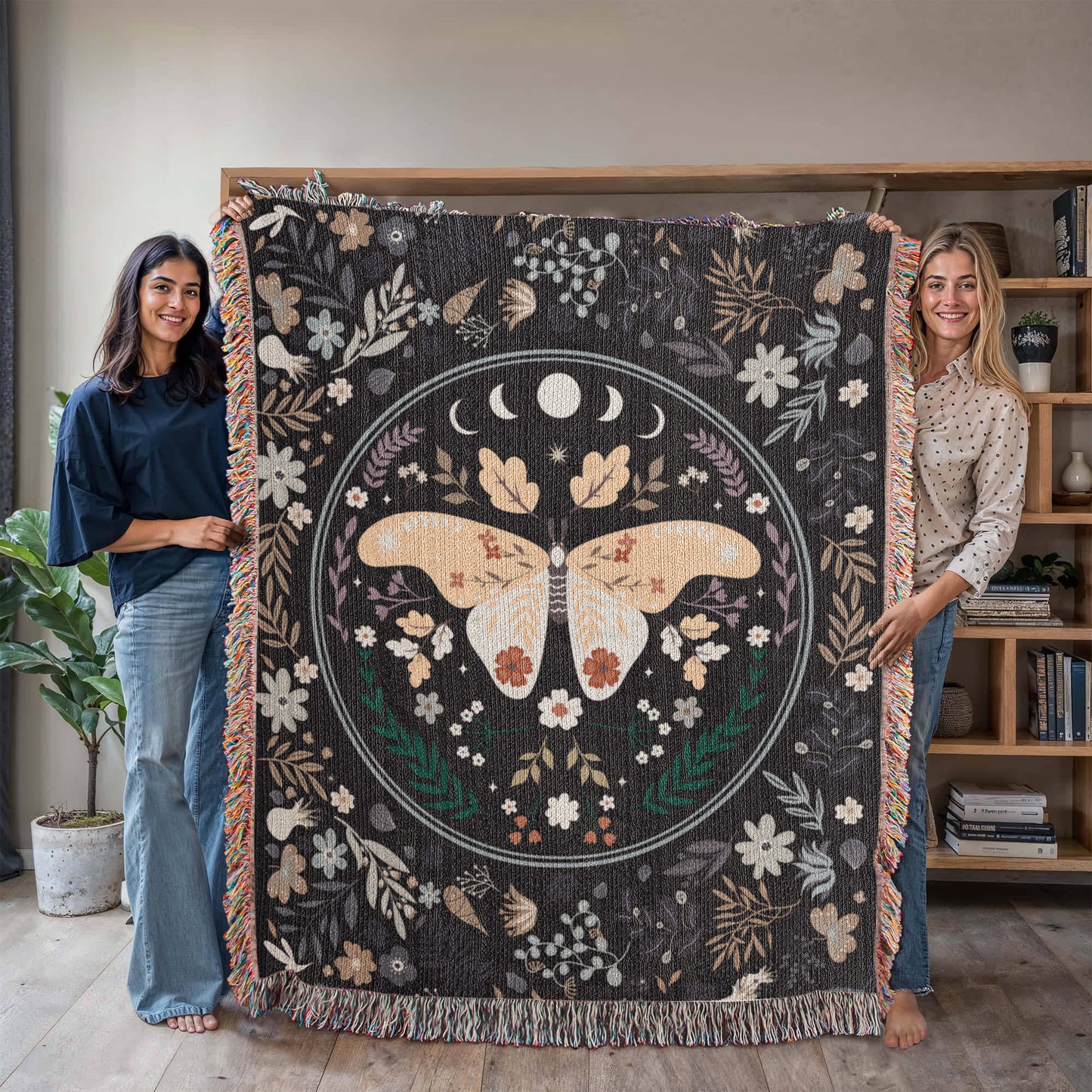 Bohemian Butterfly - Woven Blanket